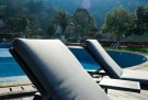 Calor solsenger og sidebord – mørkgrå ramme thumbnail