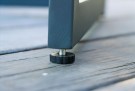 Calor solsenger og sidebord – mørkgrå ramme thumbnail