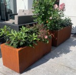 Cortenstål Plantekasser Rusty 100x50x50