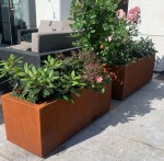Plantekasse Rusty Cortenstål 120x40x40
