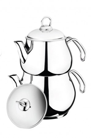 Solid Tekanne- og Kjele­sett med Stålhåndtak