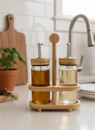 Mima Glassbeholdere for Olje og Eddik