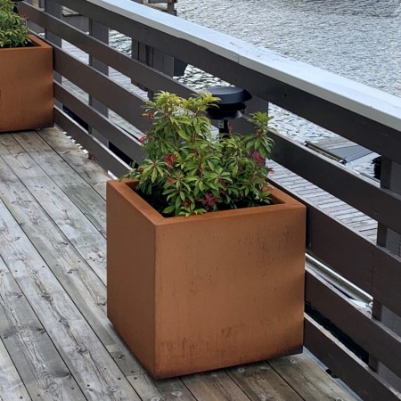 Plantekasse Rusty Cortenstål 40x40x40