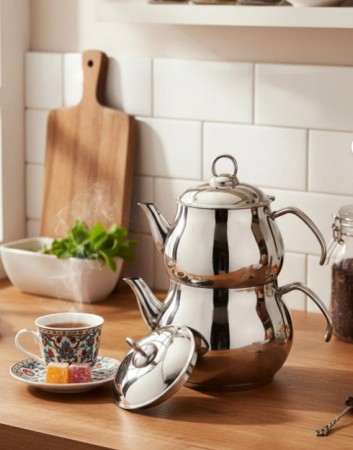 Solid Kjele­sett Med Stålhåndtak